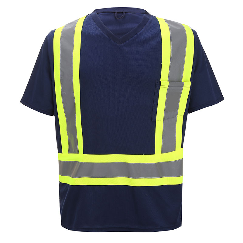 SFTC01 Safety T-Shirt Reflection Safety Shirt with Back X 