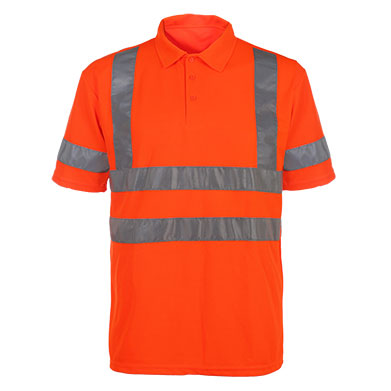 SFTE04 High Visibility Safety T-Shirt with Reflective Strip