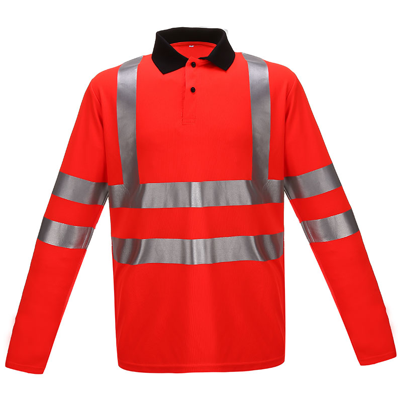 SFTE06 High Visibility Long Sleeve Reflective Safety Shirt