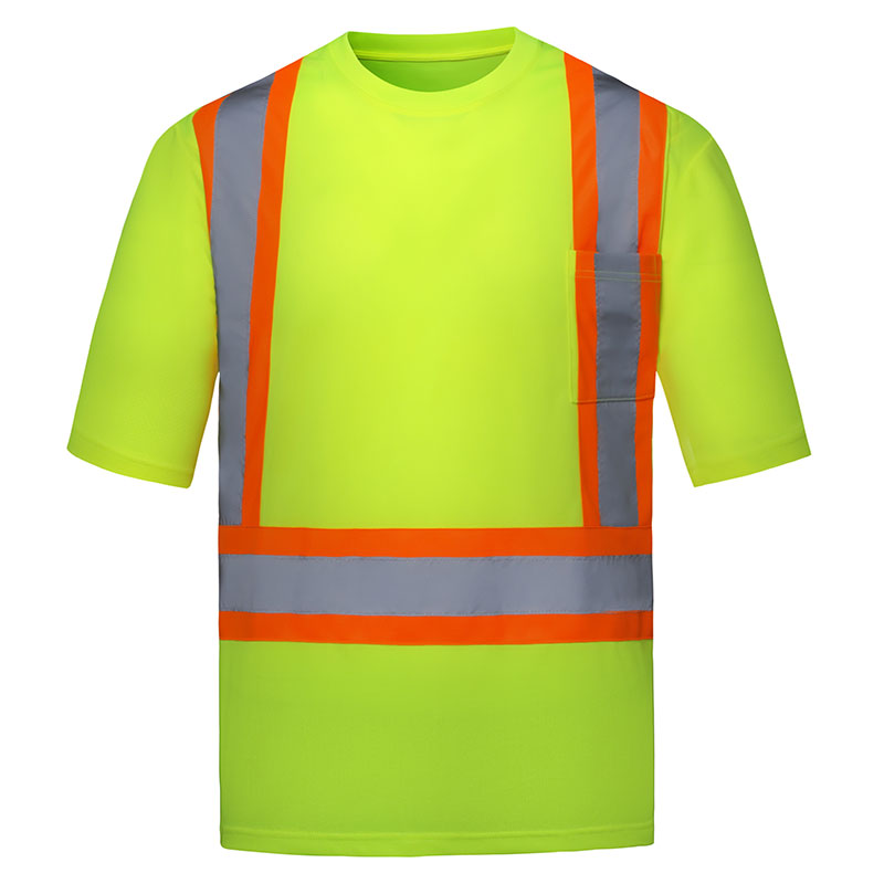 SFTU08 High Vis Reflective T-Shirt Short Sleeve Safety T-Shirts