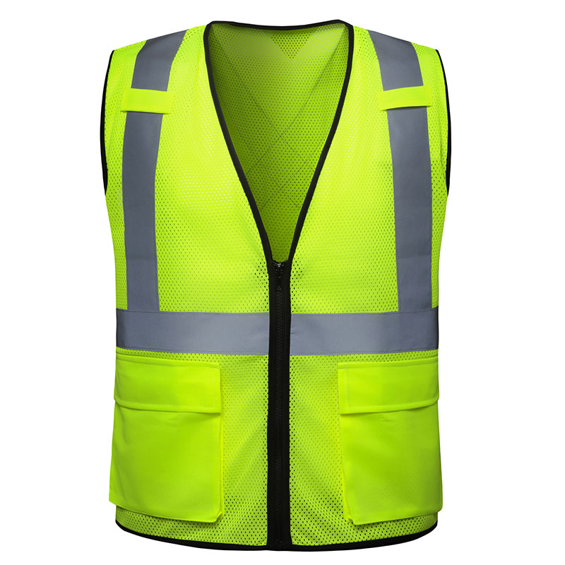 SFCA15 Breathable Mesh High-Visibility Reflective Safety Vest 